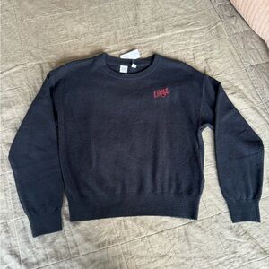 Gap Girls XL Embroidered Crew Neck Sweater NWT